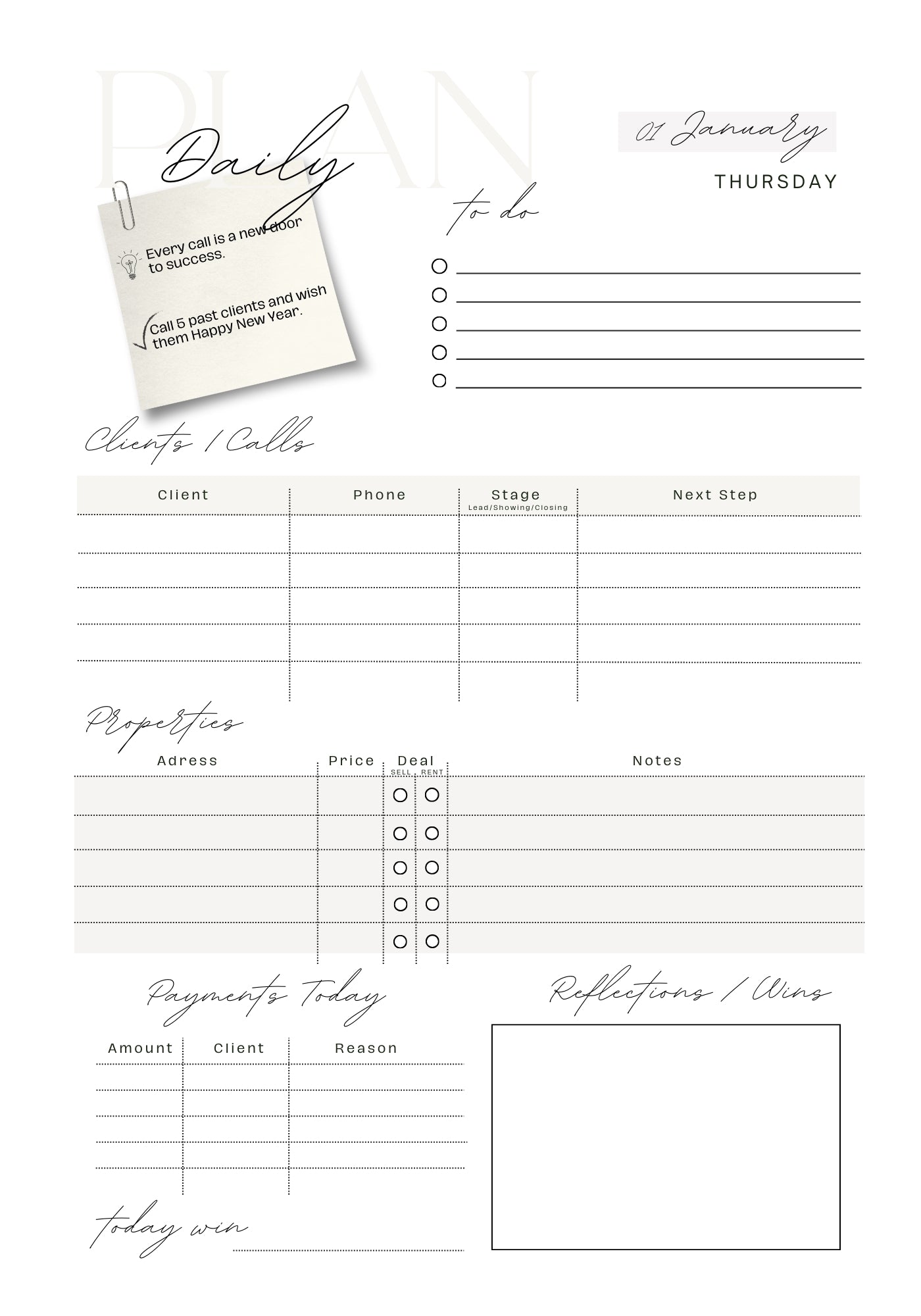 Realtor Planner 2026 | Real Estate Sales & Client Organizer | Daily Agenda for Realtors - Ruby Edition: Daily Sales Tracker, CRM for Clients, Marketing Tasks, Yearly Goals & Motivation