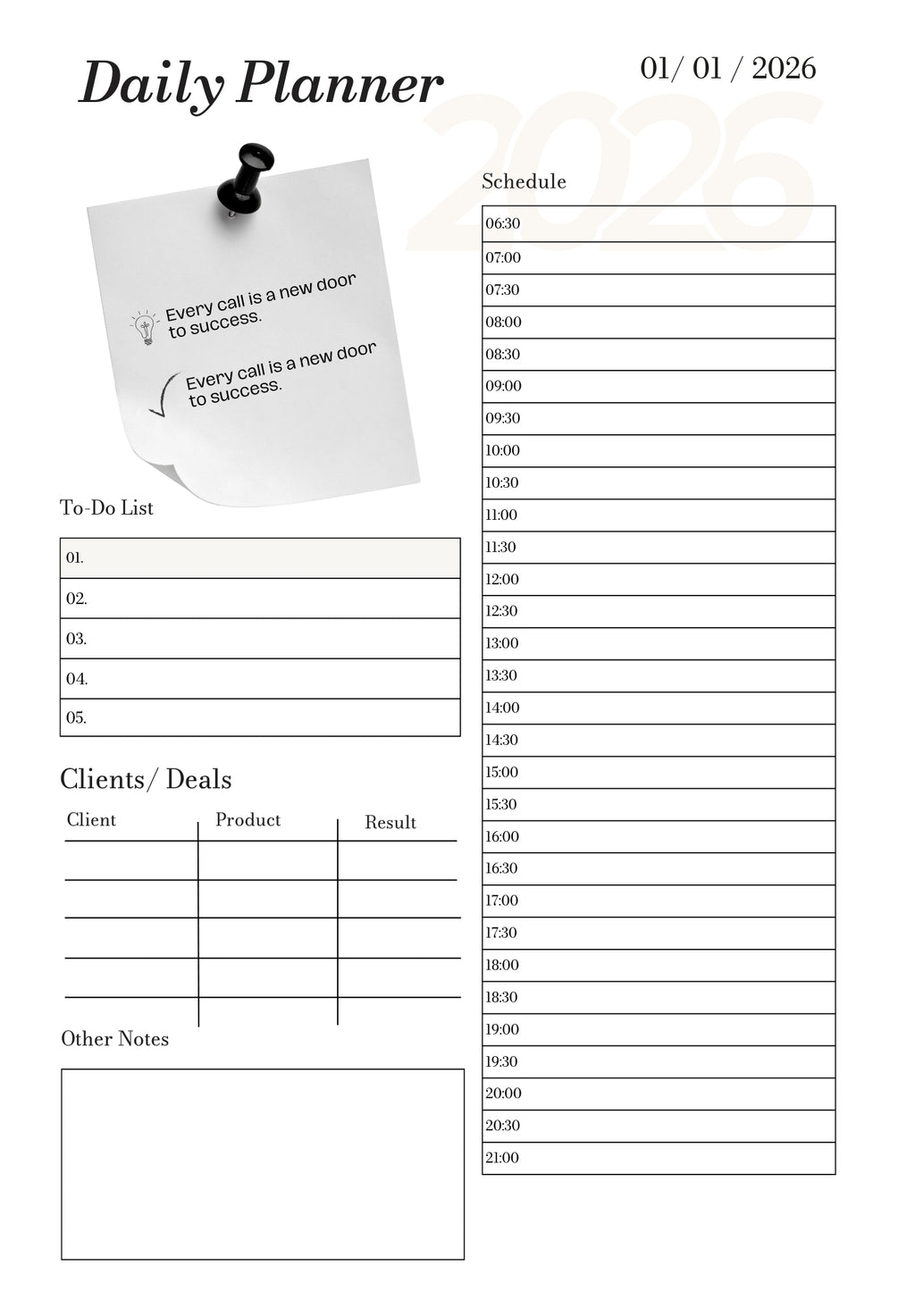 Insurance Agent Planner 2026 - Strategic Daily Planner for Sales Professionals (Discipline, Results & Growth)