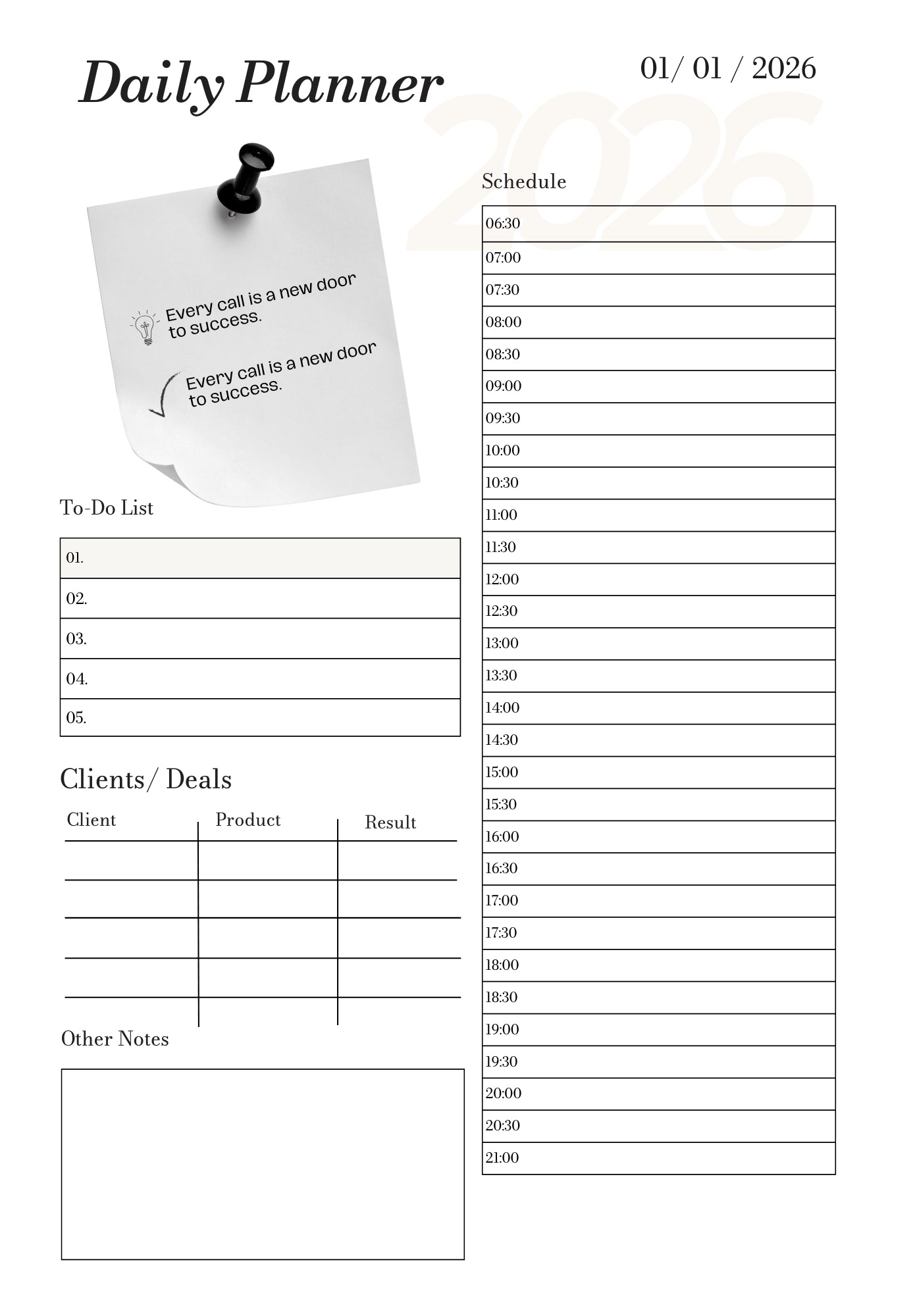 Insurance Agent Planner 2026 - Strategic Daily Planner for Sales Professionals (Discipline, Results & Growth)