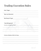 Professional Trading Journal: Trade Log Book & Performance Tracker for Stock, Forex and Crypto Traders | Daily Trading Planner with Risk Management and Strategy Review