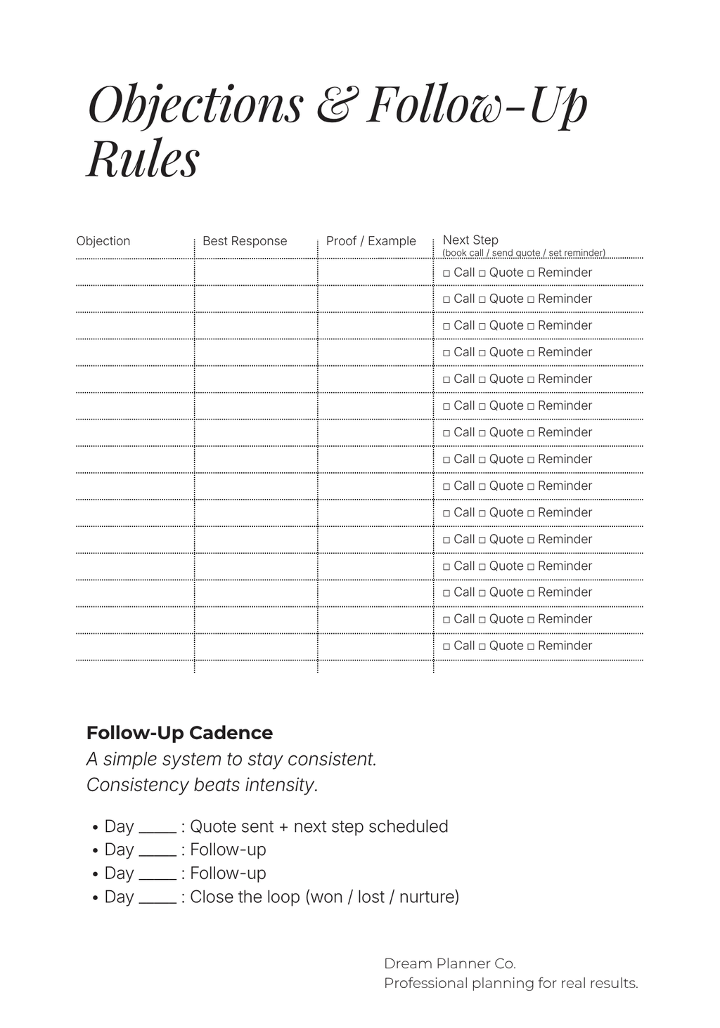 Revenue Control Undated Planner for Insurance Agents: Pipeline, Portfolio & Renewal Tracking System to Increase Commission, Manage Clients, and Control Daily Production