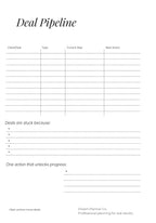 Dream Realtor Planner – Results Edition | Undated Sales Planner