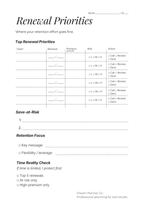 Revenue Control Undated Planner for Insurance Agents: Pipeline, Portfolio & Renewal Tracking System to Increase Commission, Manage Clients, and Control Daily Production