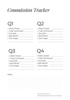 Dream Realtor Planner – Results Edition | Undated Sales Planner