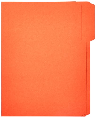 Amazon Basics File Folders with Tabs, Letter Size (100 Pack)