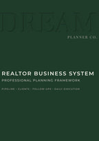 Forest Green Realtor Planner – Growth & Revenue Expansion System