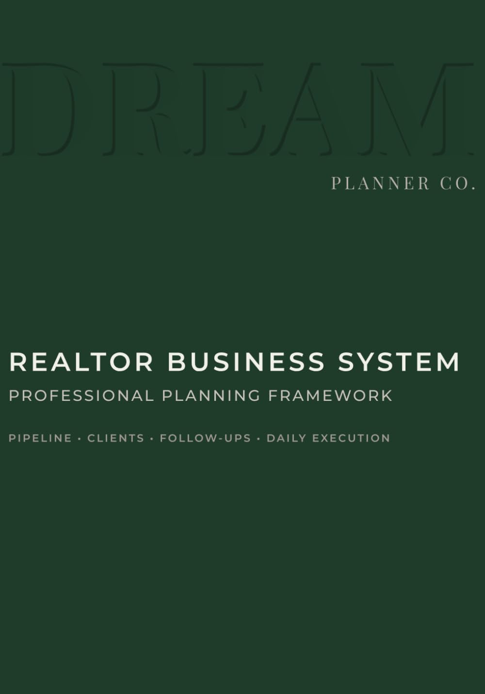 Forest Green Realtor Planner – Growth & Revenue Expansion System