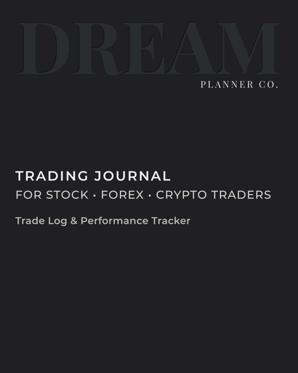 Professional Trading Journal: Trade Log Book & Performance Tracker for Stock, Forex and Crypto Traders | Daily Trading Planner with Risk Management and Strategy Review