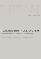 Stone Realtor Planner – Consistency & Daily Execution System
