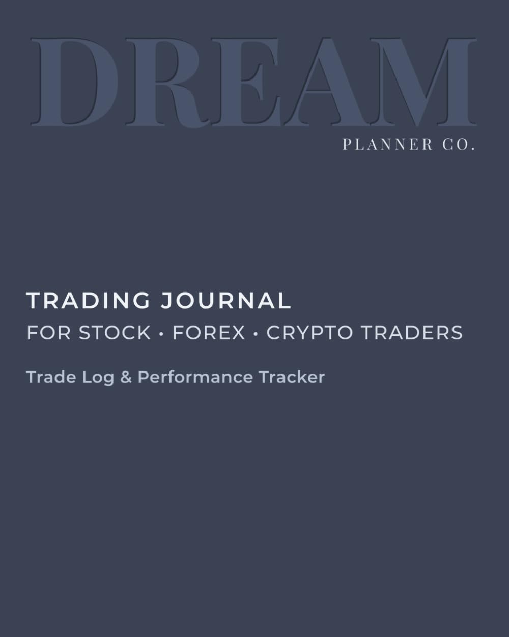 Professional Trading Journal: Trade Log Book & Performance Tracker for Stock, Forex and Crypto Traders | Daily Trading Planner with Risk Management and Strategy Review