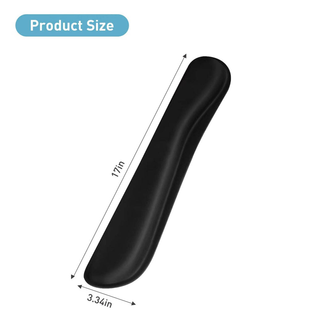Keyboard Wrist Rest Memory Foam for Ergonomic Typing & Pain Relief