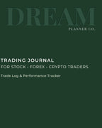 Professional Trading Journal: Trade Log Book & Performance Tracker for Stock, Forex and Crypto Traders | Daily Trading Planner with Risk Management and Strategy Review