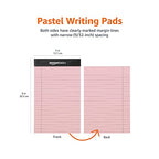 Amazon Basics Narrow Ruled Lined Note Pads (6 Pack)