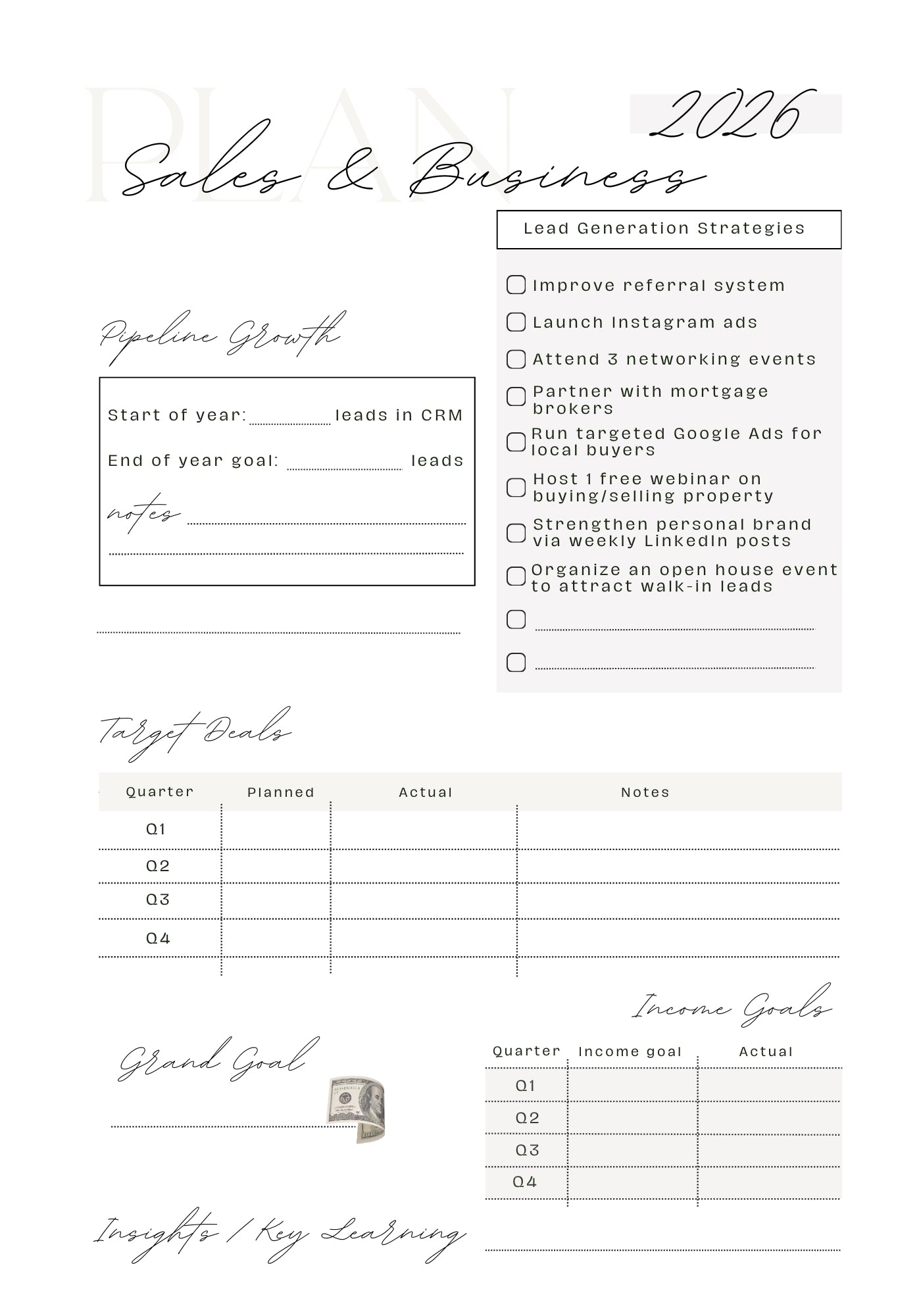 Realtor Planner 2026 | Real Estate Sales & Client Organizer | Daily Agenda for Realtors - Emerald Edition: Daily Sales Tracker, CRM for Clients, Marketing Tasks, Yearly Goals & Motivation