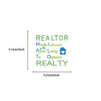 Realtor Stickers Pack (50 pcs) – Cute Real Estate Vinyl Stickers