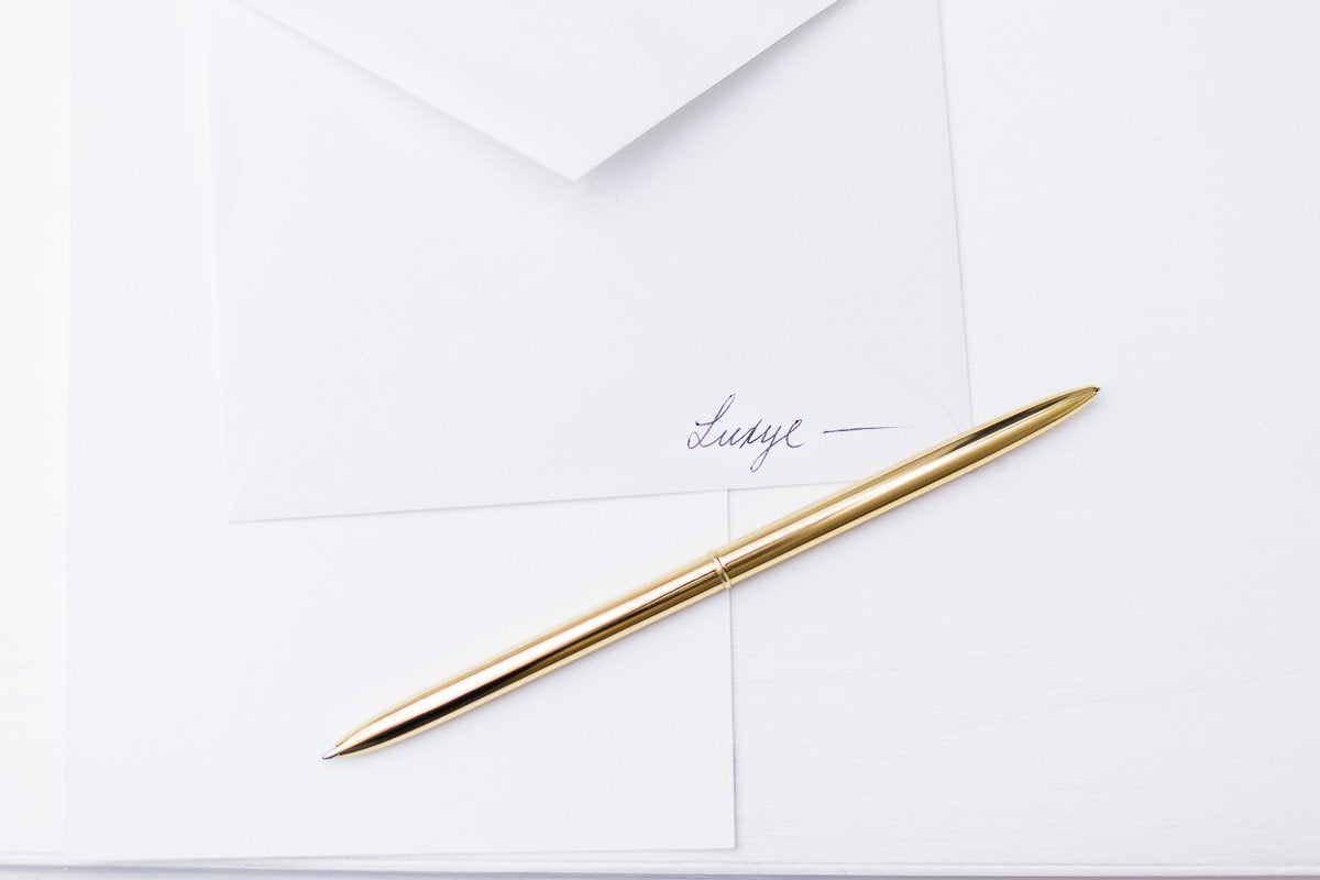 Luxury Gold Ballpoint Pen Set | Premium Writing Pens (Set of 6)