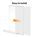 Realtor Acrylic Sign Holder 8.5×11 with Business Card Pocket