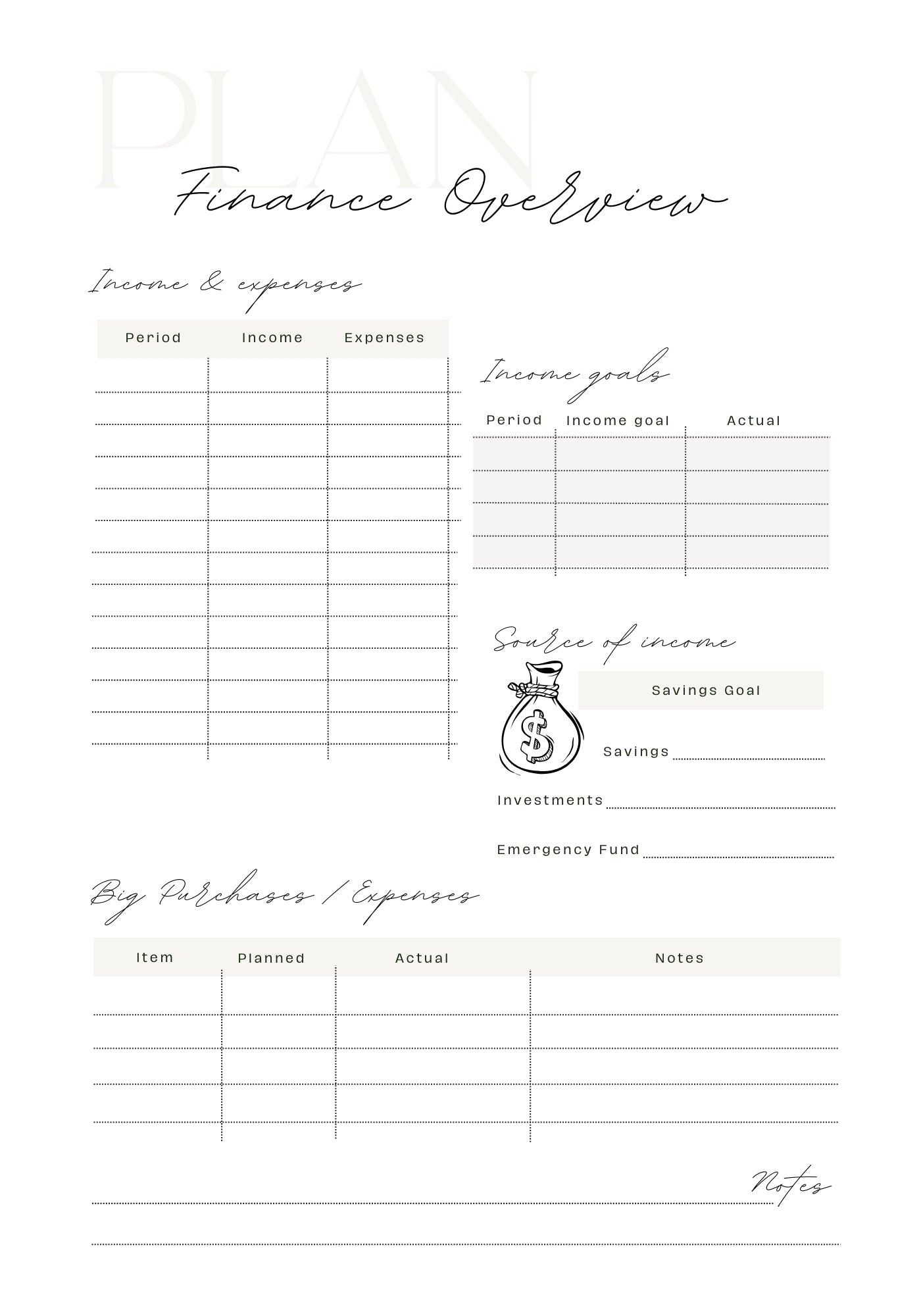 Undated Realtor Sales Planner: Prospecting, Closings & Motivation Journal for Real Estate Agents