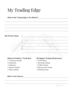 Professional Trading Journal: Trade Log Book & Performance Tracker for Stock, Forex and Crypto Traders | Daily Trading Planner with Risk Management and Strategy Review