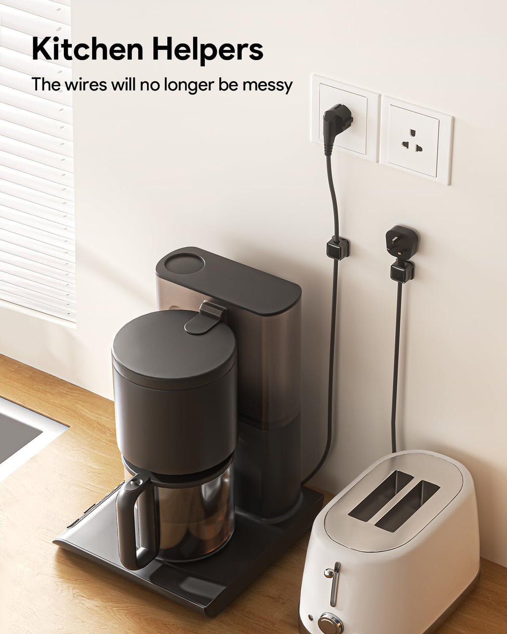 Magnetic Desk Cable Organizer Clips – Strong Adhesive (8 Pack)