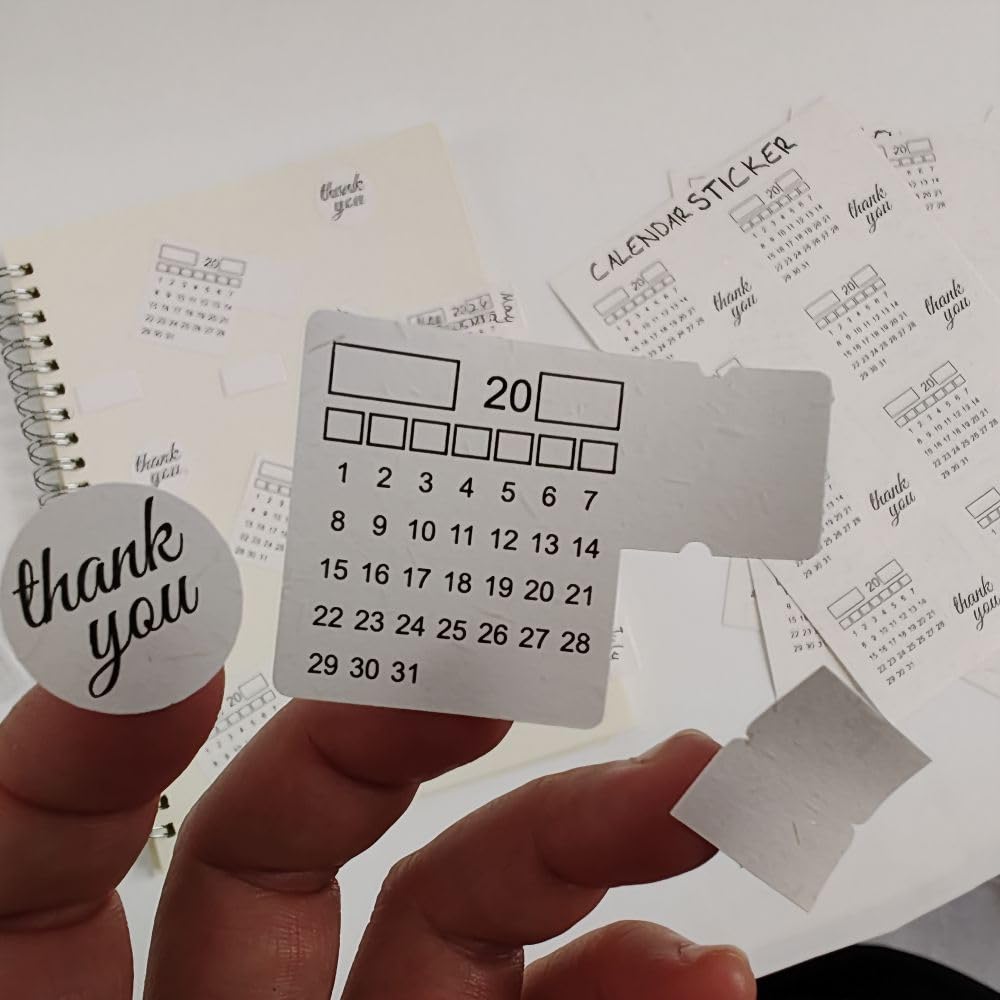 Monthly Planner Tabs | Calendar Stickers for Planners & Journals