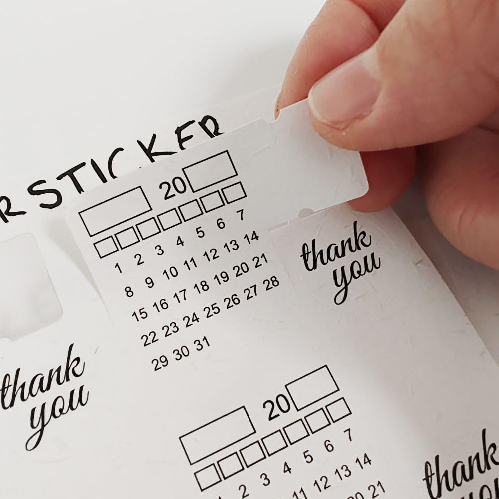 Monthly Planner Tabs | Calendar Stickers for Planners & Journals