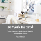 Gold Desk Organizer with Drawer – Metal Desktop Caddy (6 Compartments)