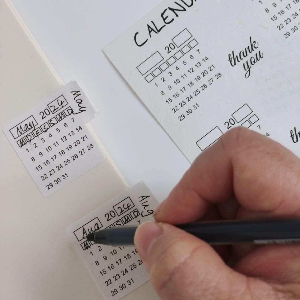 Monthly Planner Tabs | Calendar Stickers for Planners & Journals