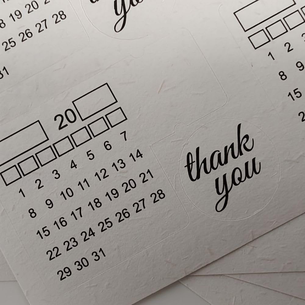 Monthly Planner Tabs | Calendar Stickers for Planners & Journals