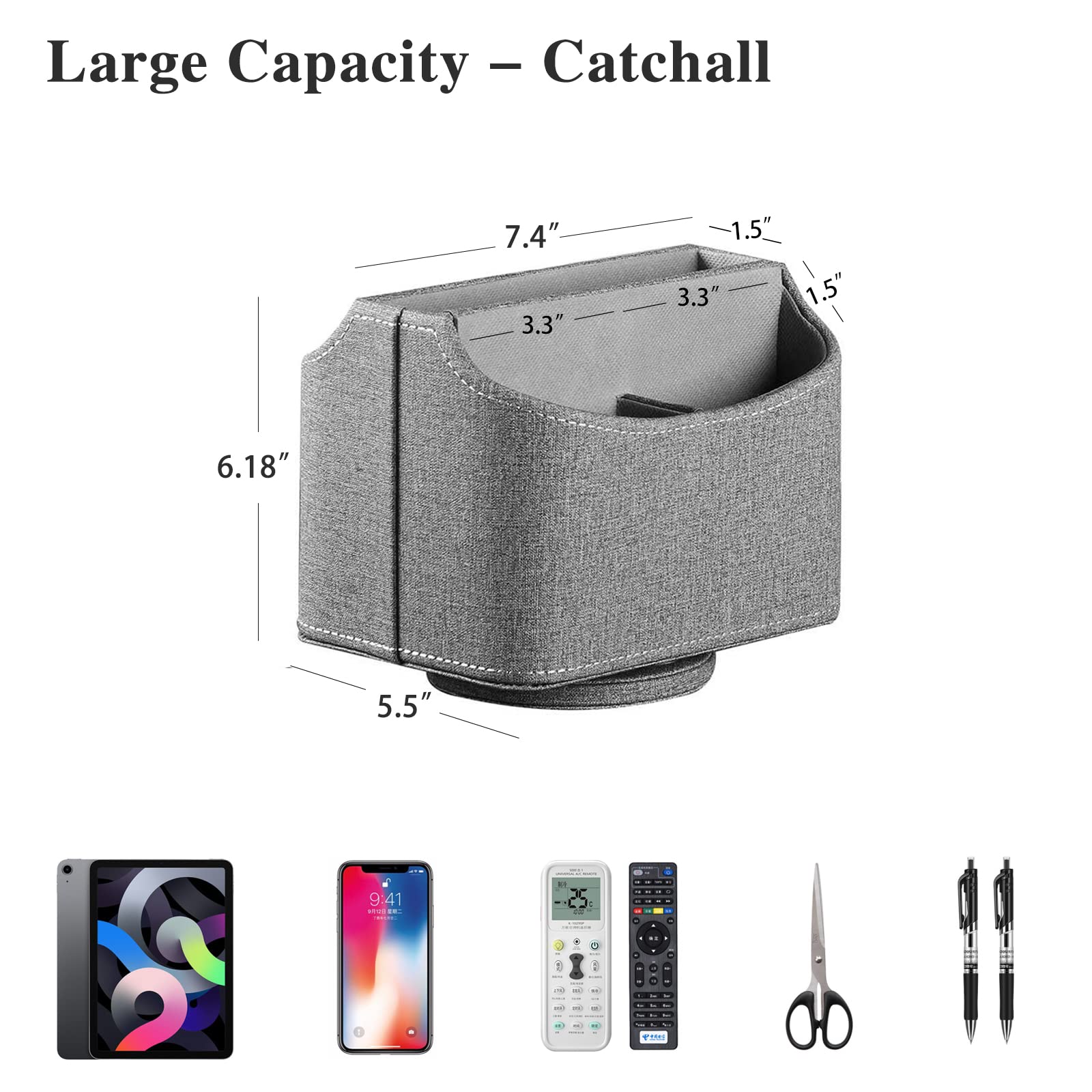 Rotating Remote Control Holder – Spinning Desk & TV Organizer Caddy