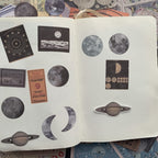 Vintage Aesthetic Stickers for Journaling & Scrapbooking (200 pcs)