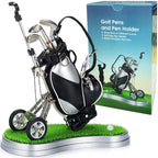 Golf Pen Holder – Mini Golf Bag Desk Accessory & Gift for Men