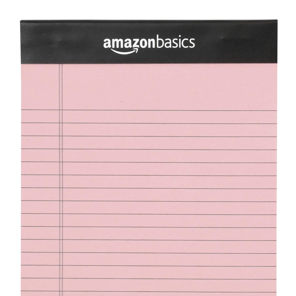 Amazon Basics Narrow Ruled Lined Note Pads (6 Pack)