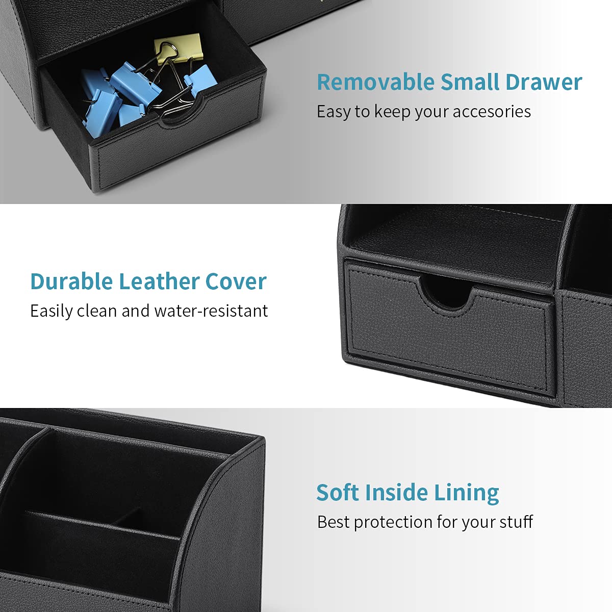 Desk Organizer Caddy – Multi-Section Storage for Office & Home