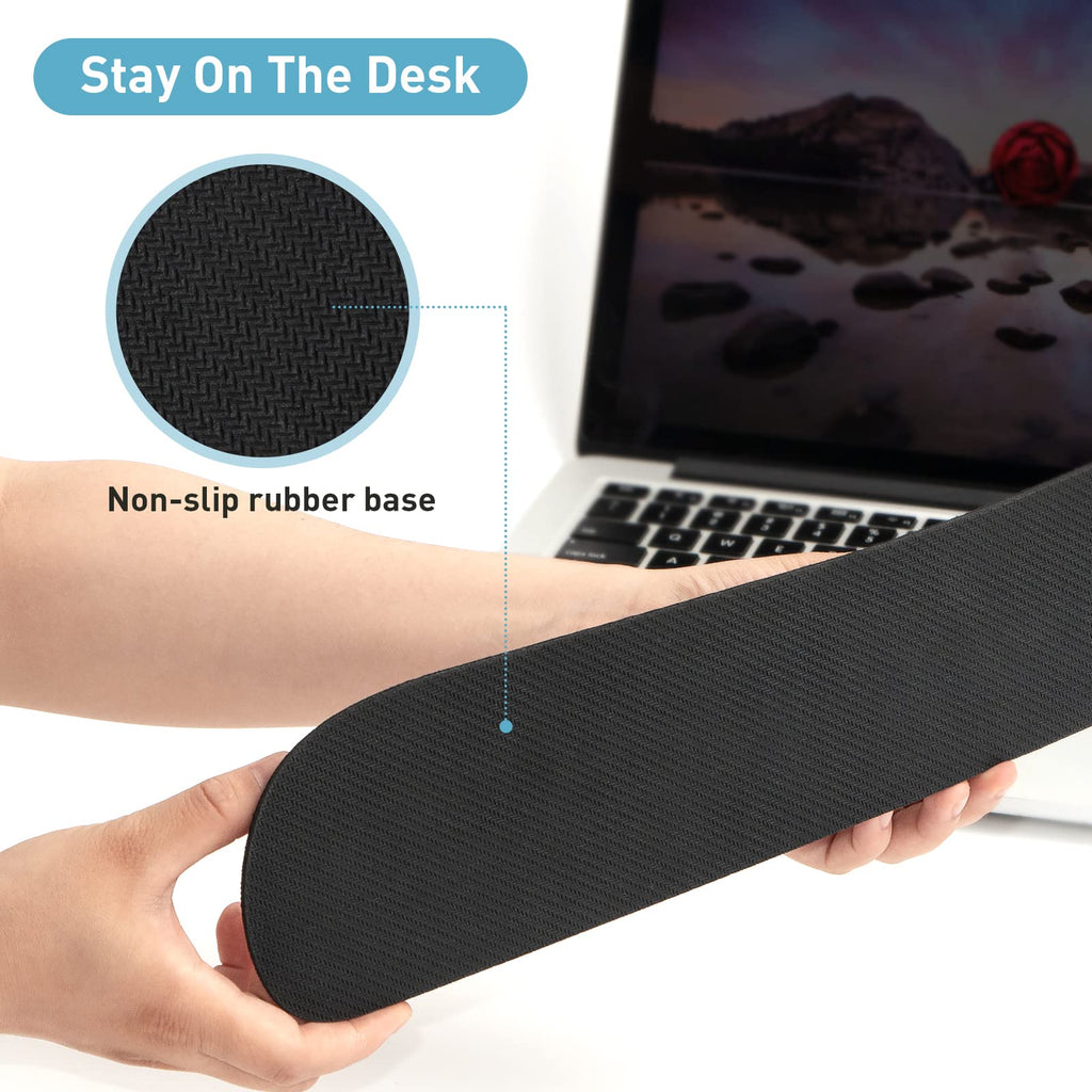 Keyboard Wrist Rest Memory Foam for Ergonomic Typing & Pain Relief