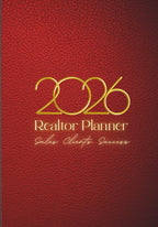 Realtor Planner 2026 | Real Estate Sales & Client Organizer | Daily Agenda for Realtors - Ruby Edition: Daily Sales Tracker, CRM for Clients, Marketing Tasks, Yearly Goals & Motivation