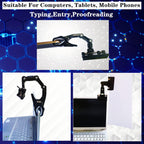 Adjustable Document Holder for Typing | Rotatable Copy Stand