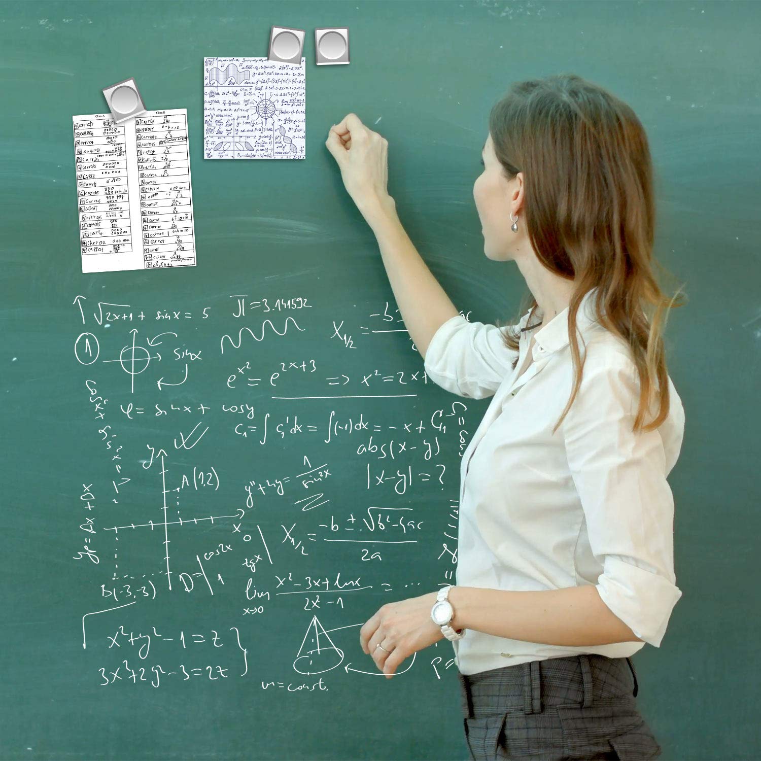 Strong Magnetic Metal Clips 1.2 Inch (12-Pack)