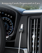 Magnetic Desk Cable Organizer Clips – Strong Adhesive (8 Pack)