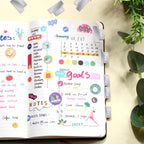 Monthly Planner Tabs | Adhesive Monthly Stickers for Journals & Notebooks