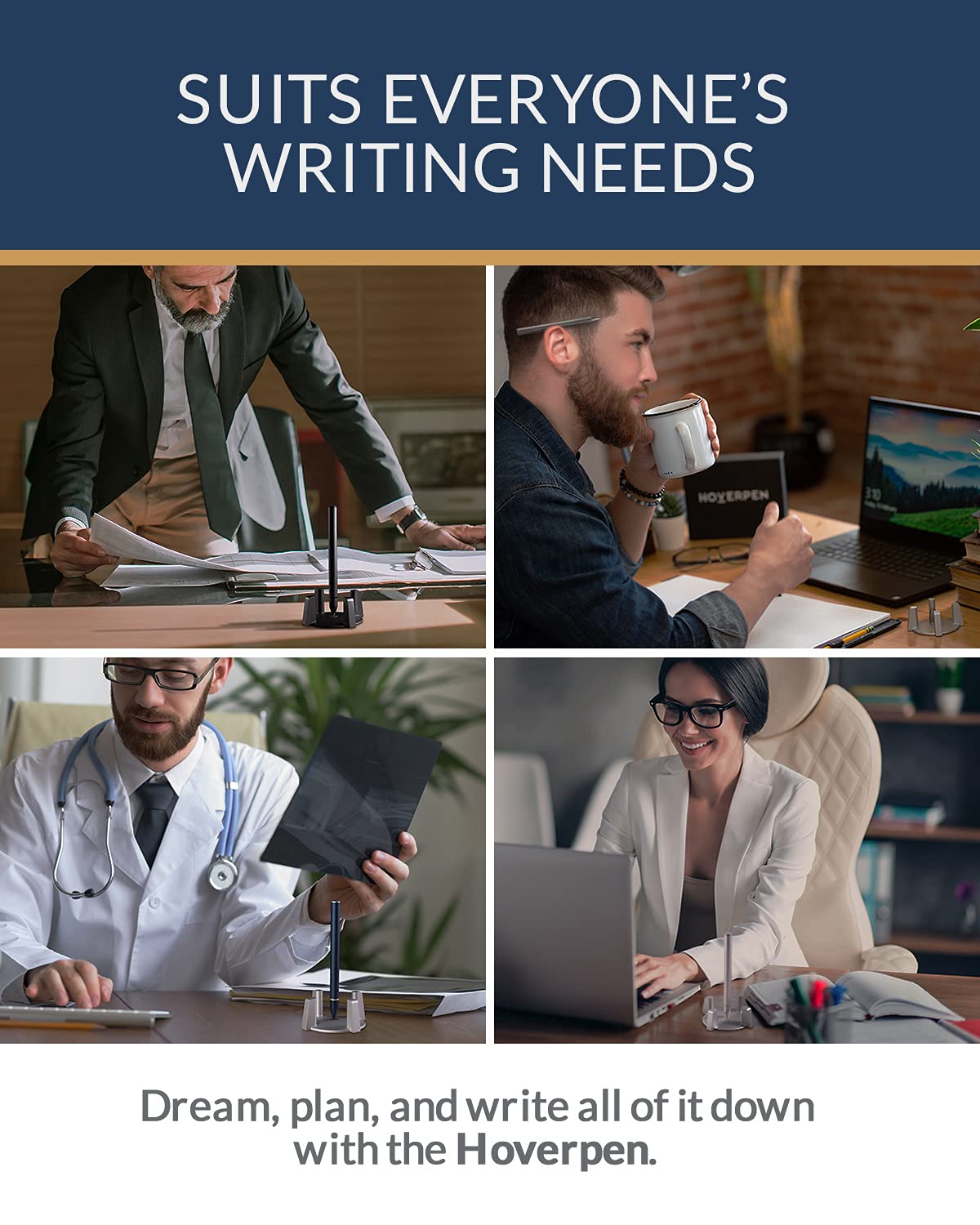 Novium Hoverpen | Luxury Gravity-Defying Executive Pen