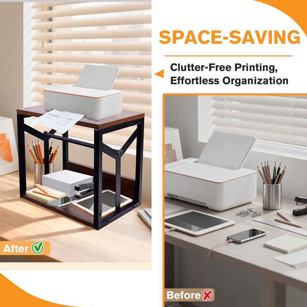 Nanxitu Label Holder for Rolls & Fanfold Labels – Thermal Printer Stand