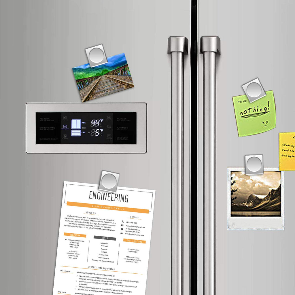 Strong Magnetic Metal Clips 1.2 Inch (12-Pack)