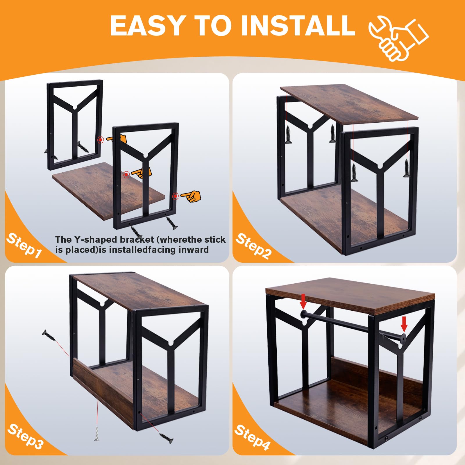 Nanxitu Label Holder for Rolls & Fanfold Labels – Thermal Printer Stand