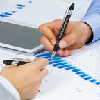 Inspirational Ballpoint Pens with Stylus (12-Pack) – Office Gifts