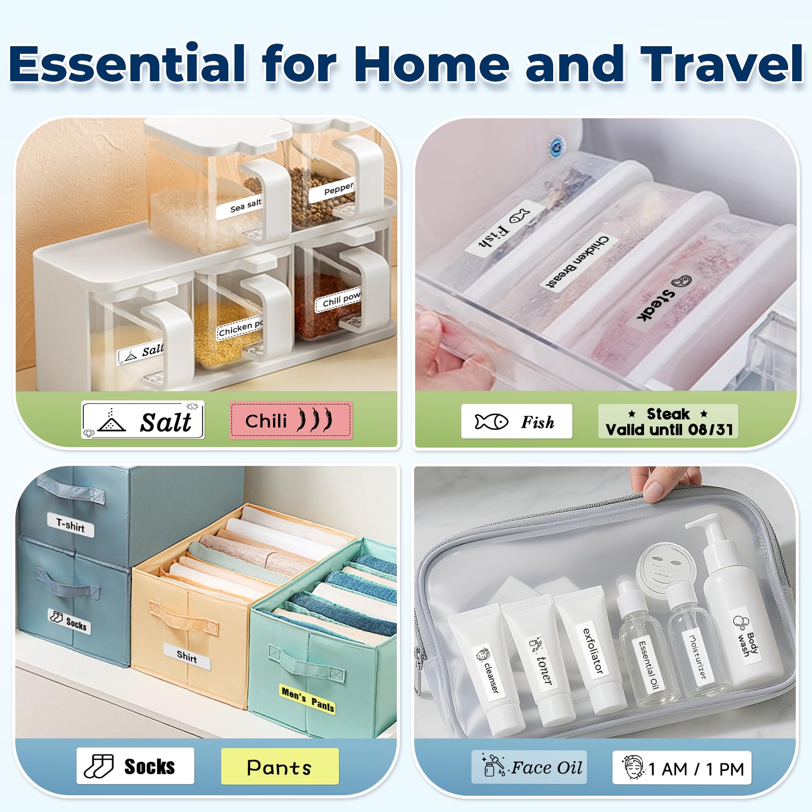 Detonger Bluetooth Label Maker – Portable Rechargeable Mini Printer