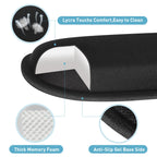 Keyboard Wrist Rest Memory Foam for Ergonomic Typing & Pain Relief