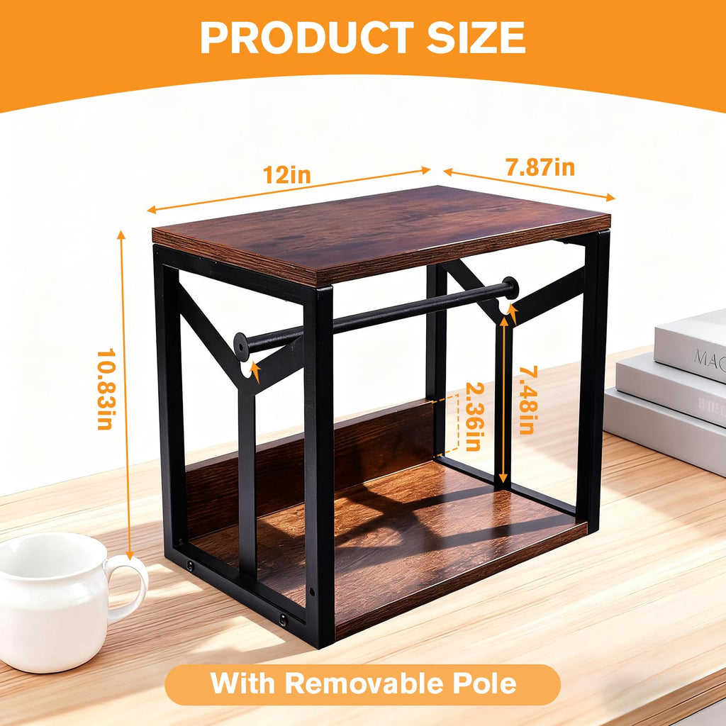 Nanxitu Label Holder for Rolls & Fanfold Labels – Thermal Printer Stand