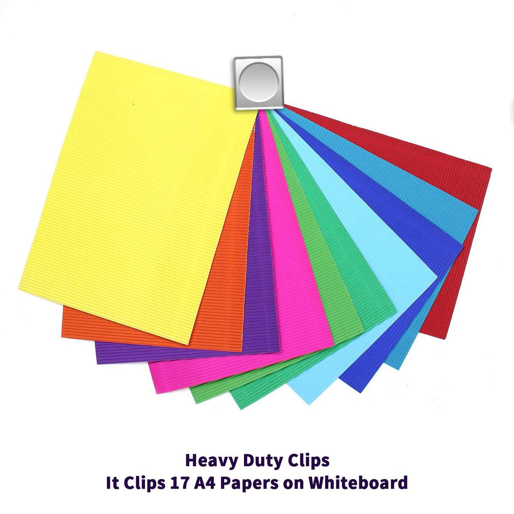 Strong Magnetic Metal Clips 1.2 Inch (12-Pack)