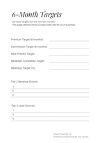 Revenue Control Undated Planner for Insurance Agents: Pipeline, Portfolio & Renewal Tracking System to Increase Commission, Manage Clients, and Control Daily Production